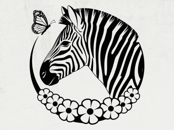 Download Zebra SVG, Hand-Drawn Animal Clipart - Zebra Collection