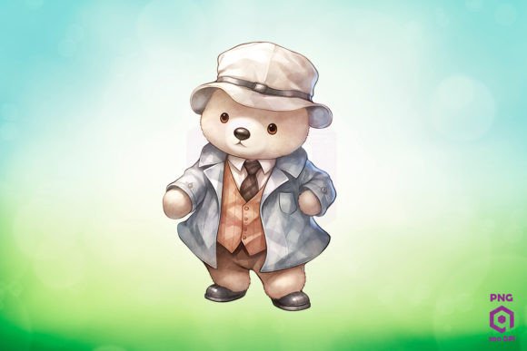 Download Detective Polar Bear Clipart PNG - Polar bear clipart Collection