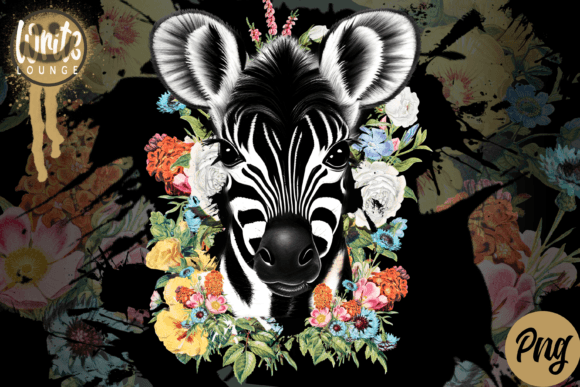 Download Zebra Flowers Floral - Zebra Collection