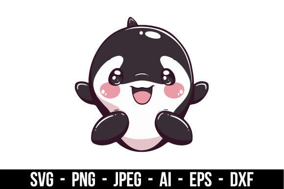 Download Charming Orca Underwater SVG - Orca Collection