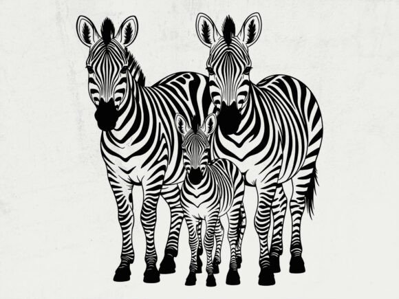 Download Zebra SVG, Hand-Drawn Animal Clipart - Zebra Collection