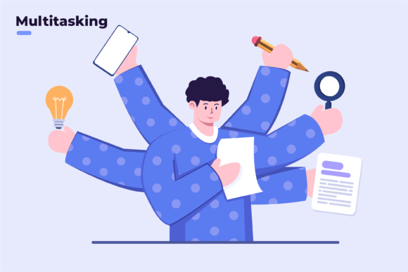 Download Hard Work Person with Multitasking Skill - Skill Collection