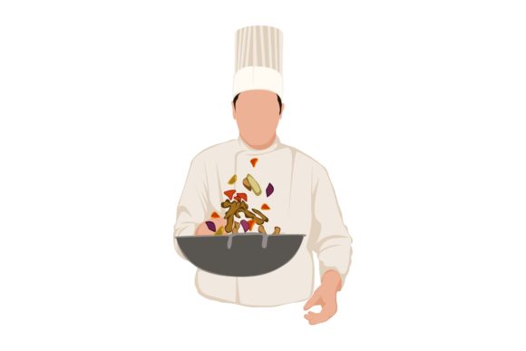 Download Man Chef Showing His Skill for Cooking - Skill Collection