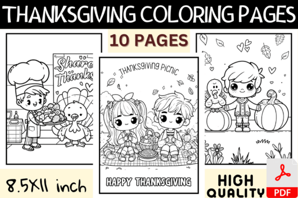 Download Thanksgiving Coloring Pages for Kids - Premium Resources