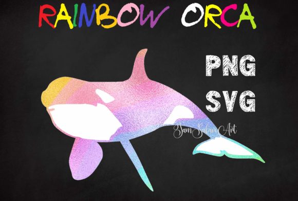 Download Rainbow Orca Whale Clipart - Orca Collection
