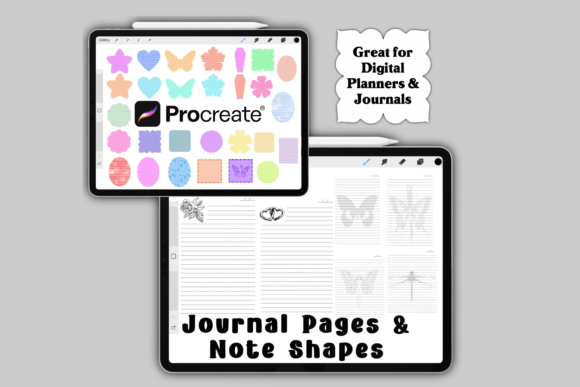 Download Procreate Journal Brushes &amp; Note Shapes - Premium Bundle