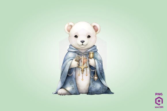 Download Priest Polar Bear Clipart PNG - Polar bear clipart Collection